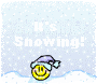Зима Это снегопад. Смайлик аватар