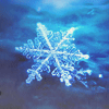Зима Снежинка Лежит освещенная аватар
