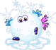 Зима Смайлик превратился в ком снега и едва перекатывается аватар