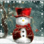 Зима Снеговик блестит аватар