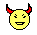 Злость Символ зла с рогами аватар