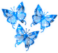 Блестящие картинки Бабочки синие аватар