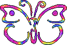 Блестящие картинки Бабочка ажурная аватар