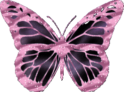 Блестящие картинки Бабочка розовая аватар