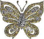 Блестящие картинки Бабочка темная аватар