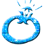 Блестящие картинки Перстень голубой аватар