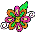 Блестящие картинки Цветок ажурный аватар
