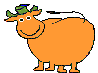 Домашние животные козы, овцы, коровы, свиньи Корова в шляпе аватар