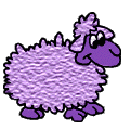 Домашние животные козы, овцы, коровы, свиньи Фиолетовая овечка аватар
