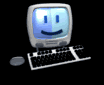 Компьютер, телевизор, телефон, фото Компьютер улыбается аватар