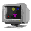 Компьютер, телевизор, телефон, фото Монитор с геометрическими фигурами аватар