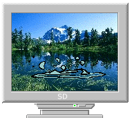 Компьютер, телевизор, телефон, фото Пейзаж на монитре аватар