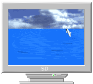 Компьютер, телевизор, телефон, фото Море на мониторе аватар