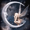 Космос, звезды, луна и месяц Беседа с месяцем аватар