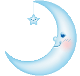 Космос, звезды, луна и месяц Голубой месяц аватар