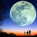 Космос, звезды, луна и месяц Аватар планета земля аватар