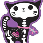 Кошки и котята Кошка-скелет аватар