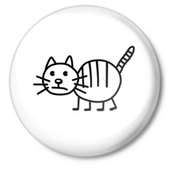 Кошки и котята Рисунок полосатого кота аватар