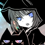 Кошки и котята Kuro neko с чёрным котиком аватар