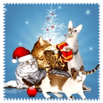 Кошки и котята Кошки с новогодними подарками аватар