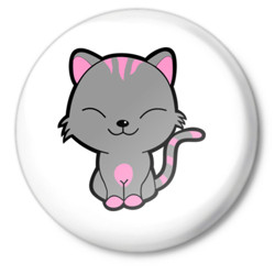 Кошки и котята Серо-розовый котенок аватар