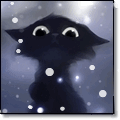 Кошки и котята Котёнок в снегопад аватар