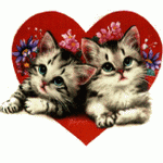 Кошки и котята Котята с сердечком аватар