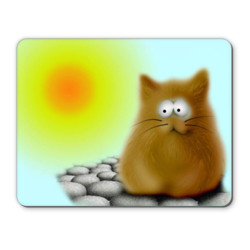 Кошки и котята Рыжий кот на солнце аватар