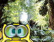 Лето Смайлик в  лесу с биноклем аватар