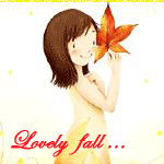 Листья, листва, трава Девочка с осенним листочком (lovely fall...) аватар