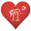Любовь, люблю, целую Влюбленная Пара аватар