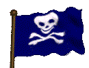 История и повседневность Синий пиратский флаг аватар