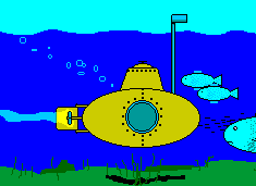 Машины, техника Подводная лодка желтая аватар