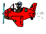Машины, техника Красный самолёт аватар