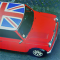 Машины, техника Машина с британским флагом на крыше аватар
