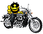 Машины, техника Смайл показывает, что у него прекрасный мотоцикл аватар