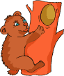 Медведи Мишка взбирается на дерево аватар
