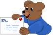 Медведи Мишка с письмом аватар