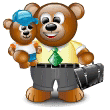 Медведи Мишка мастер с ребенком аватар