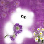 Медведи Мишка собирает цветы аватар