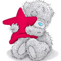 Медведи Мишка с подушкой в виде звезды аватар