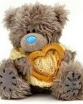 Медведи Мишка с золотым сердечком аватар
