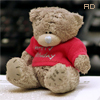 Медведи Мишка teddy в красной футболке аватар