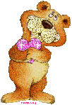 Медведи Мишка с переливающимся сердцем в лапах аватар