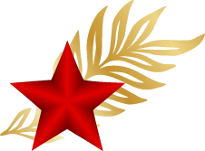 Мужской день - 23 февраля Красная звезда на золотой ветке аватар