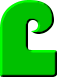 Алфавит, буквы, цыфры Зеленый алфавит. L аватар