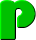 Алфавит, буквы, цыфры Зеленый алфавит. P аватар