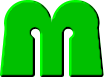 Алфавит, буквы, цыфры Зеленый алфавит. M аватар