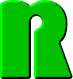 Алфавит, буквы, цыфры Зеленый алфавит. R аватар