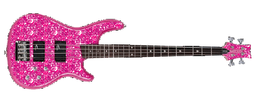 Музыка и танцы Гитара розовая аватар